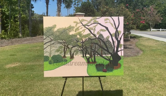 Crépuscule ou aube? Acrylic Painting