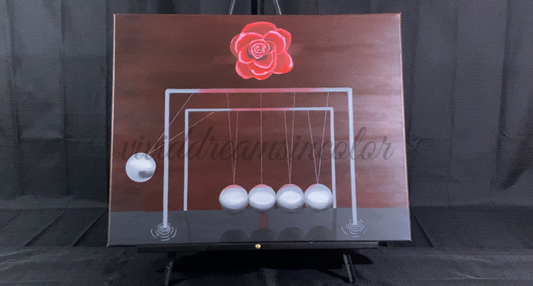 Cradled Dream Acrylic Painting