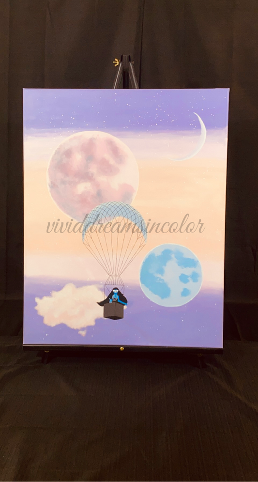 Efficiency Check Acrylic Painting