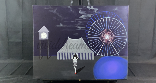 Ballet at the Carnival Acrylic Painting